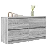 vidaXL Comodă TV, gri sonoma, 100x35x54 cm, lemn compozit vidaXL Comodă TV, gri sonoma, 100x35x54 cm, lemn compozit