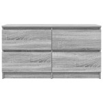 vidaXL Comodă TV, gri sonoma, 100x35x54 cm, lemn compozit vidaXL Comodă TV, gri sonoma, 100x35x54 cm, lemn compozit