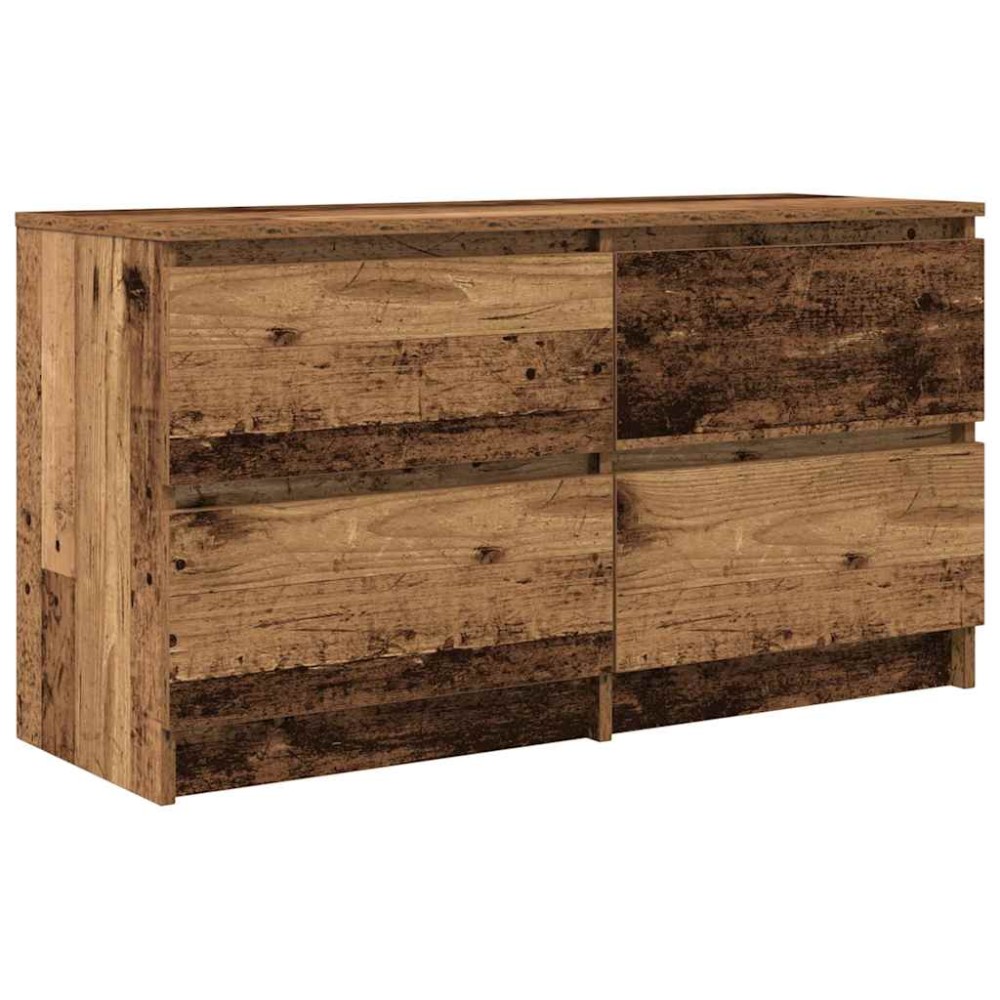 vidaXL Comodă TV, lemn vechi, 100x35x54 cm, lemn prelucrat