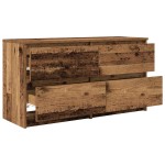vidaXL Comodă TV, lemn vechi, 100x35x54 cm, lemn prelucrat vidaXL Comodă TV, lemn vechi, 100x35x54 cm, lemn prelucrat
