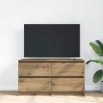 vidaXL Comodă TV, stejar artizanal, 100x35x54 cm, lemn prelucrat vidaXL Comodă TV, stejar artizanal, 100x35x54 cm, lemn prelucrat