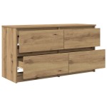 vidaXL Comodă TV, stejar artizanal, 100x35x54 cm, lemn prelucrat vidaXL Comodă TV, stejar artizanal, 100x35x54 cm, lemn prelucrat
