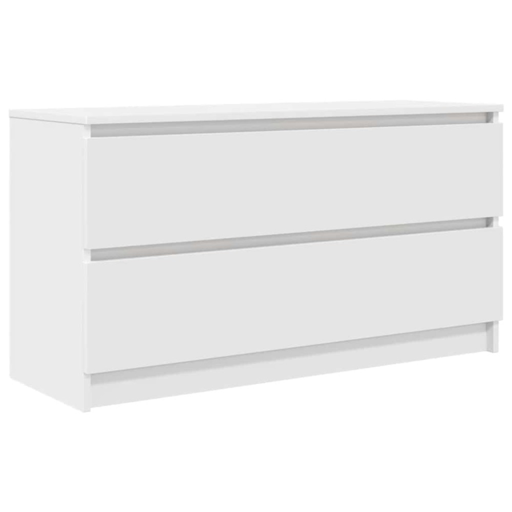 vidaXL Dulap TV alb 100x35x54 cm lemn prelucrat
