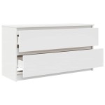 vidaXL Dulap TV alb 100x35x54 cm lemn prelucrat