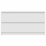 vidaXL Dulap TV alb 100x35x54 cm lemn prelucrat