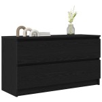 vidaXL Dulap TV, negru, 100x35x54 cm, lemn prelucrat