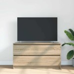 vidaXL Comodă TV, stejar sonoma, 100x35x54 cm, lemn prelucrat vidaXL Comodă TV, stejar sonoma, 100x35x54 cm, lemn prelucrat