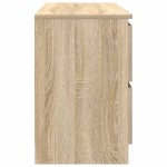 vidaXL Comodă TV, stejar sonoma, 100x35x54 cm, lemn prelucrat vidaXL Comodă TV, stejar sonoma, 100x35x54 cm, lemn prelucrat