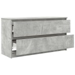 vidaXL Comodă TV, gri beton, 100x35x54 cm, lemn prelucrat