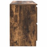 vidaXL Comodă TV, stejar fumuriu, 100x35x54 cm, lemn compozit vidaXL Comodă TV, stejar fumuriu, 100x35x54 cm, lemn compozit