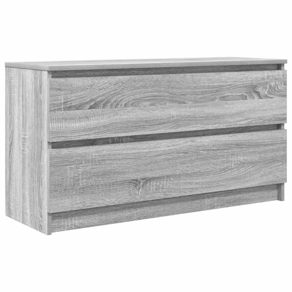 vidaXL Comodă TV, gri sonoma, 100x35x54 cm, lemn compozit