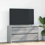 vidaXL Comodă TV, gri sonoma, 100x35x54 cm, lemn compozit vidaXL Comodă TV, gri sonoma, 100x35x54 cm, lemn compozit
