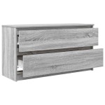 vidaXL Comodă TV, gri sonoma, 100x35x54 cm, lemn compozit vidaXL Comodă TV, gri sonoma, 100x35x54 cm, lemn compozit