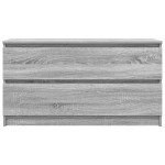 vidaXL Comodă TV, gri sonoma, 100x35x54 cm, lemn compozit vidaXL Comodă TV, gri sonoma, 100x35x54 cm, lemn compozit