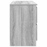 vidaXL Comodă TV, gri sonoma, 100x35x54 cm, lemn compozit vidaXL Comodă TV, gri sonoma, 100x35x54 cm, lemn compozit