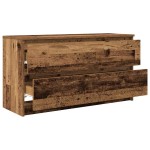 vidaXL Comodă TV, lemn vechi, 100x35x54 cm, lemn prelucrat vidaXL Comodă TV, lemn vechi, 100x35x54 cm, lemn prelucrat