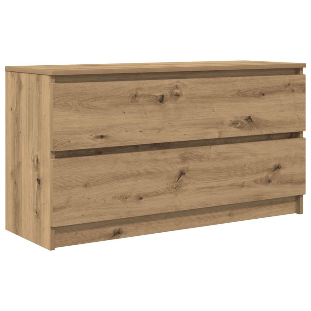 vidaXL Comodă TV, stejar artizanal, 100x35x54 cm, lemn prelucrat