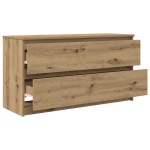 vidaXL Comodă TV, stejar artizanal, 100x35x54 cm, lemn prelucrat vidaXL Comodă TV, stejar artizanal, 100x35x54 cm, lemn prelucrat