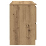 vidaXL Comodă TV, stejar artizanal, 100x35x54 cm, lemn prelucrat vidaXL Comodă TV, stejar artizanal, 100x35x54 cm, lemn prelucrat