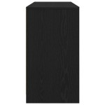 vidaXL Birou Stejar negru 120x42x76 cm Lemn prelucrat