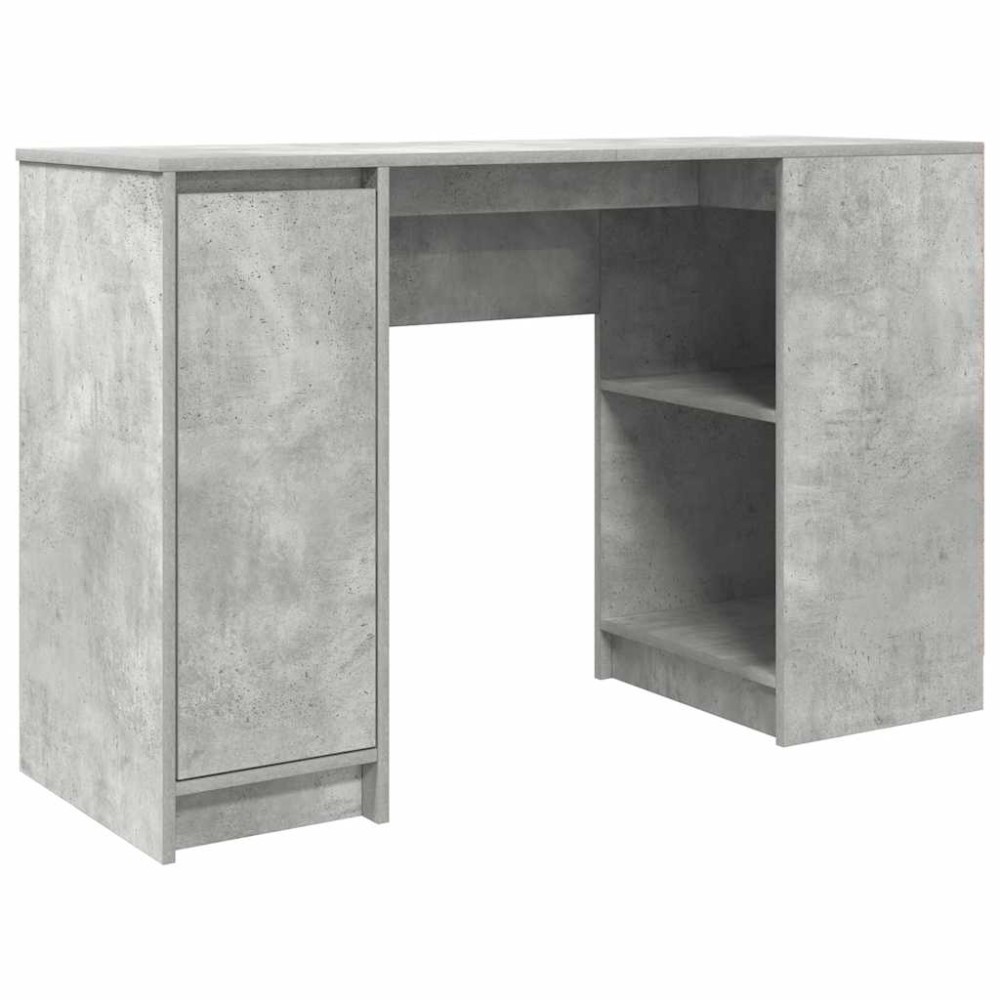 vidaXL Birou Beton Gri 120x42x76 cm Lemn prelucrat