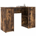 vidaXL Birou Stejar afumat 120x42x76 cm Lemn prelucrat