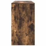vidaXL Birou Stejar afumat 120x42x76 cm Lemn prelucrat