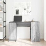 vidaXL Birou Gri Sonoma 120x42x76 cm lemn prelucrat