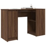 vidaXL Birou Stejar maro 120x42x76 cm Lemn prelucrat