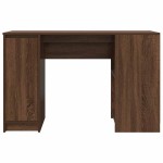 vidaXL Birou Stejar maro 120x42x76 cm Lemn prelucrat