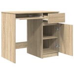 vidaXL Birou Stejar Sonoma 86x49x76 cm Lemn prelucrat