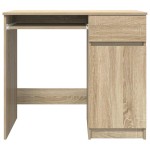 vidaXL Birou Stejar Sonoma 86x49x76 cm Lemn prelucrat