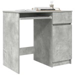 vidaXL Birou Beton Gri 86x49x76 cm Lemn prelucrat vidaXL Birou Beton Gri 86x49x76 cm Lemn prelucrat