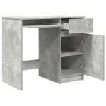 vidaXL Birou Beton Gri 86x49x76 cm Lemn prelucrat vidaXL Birou Beton Gri 86x49x76 cm Lemn prelucrat
