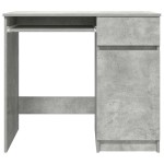 vidaXL Birou Beton Gri 86x49x76 cm Lemn prelucrat vidaXL Birou Beton Gri 86x49x76 cm Lemn prelucrat