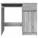 vidaXL Birou Gri Sonoma 86x49x76 cm lemn prelucrat vidaXL Birou Gri Sonoma 86x49x76 cm lemn prelucrat