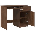 vidaXL Birou Stejar maro 86x49x76 cm Lemn prelucrat
