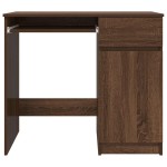 vidaXL Birou Stejar maro 86x49x76 cm Lemn prelucrat
