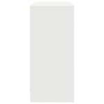 vidaXL Bufetă cu sertare și uși alb 70,5x34x74,5 cm
