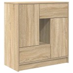 vidaXL Bufetă cu sertare și uși Stejar Sonoma 70,5x34x74,5 cm