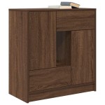 vidaXL Bufetă cu sertare și uși Stejar maro 70,5x34x74,5 cm