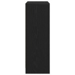 vidaXL Bufetă cu sertare și uși Stejar negru 73x31x90 cm