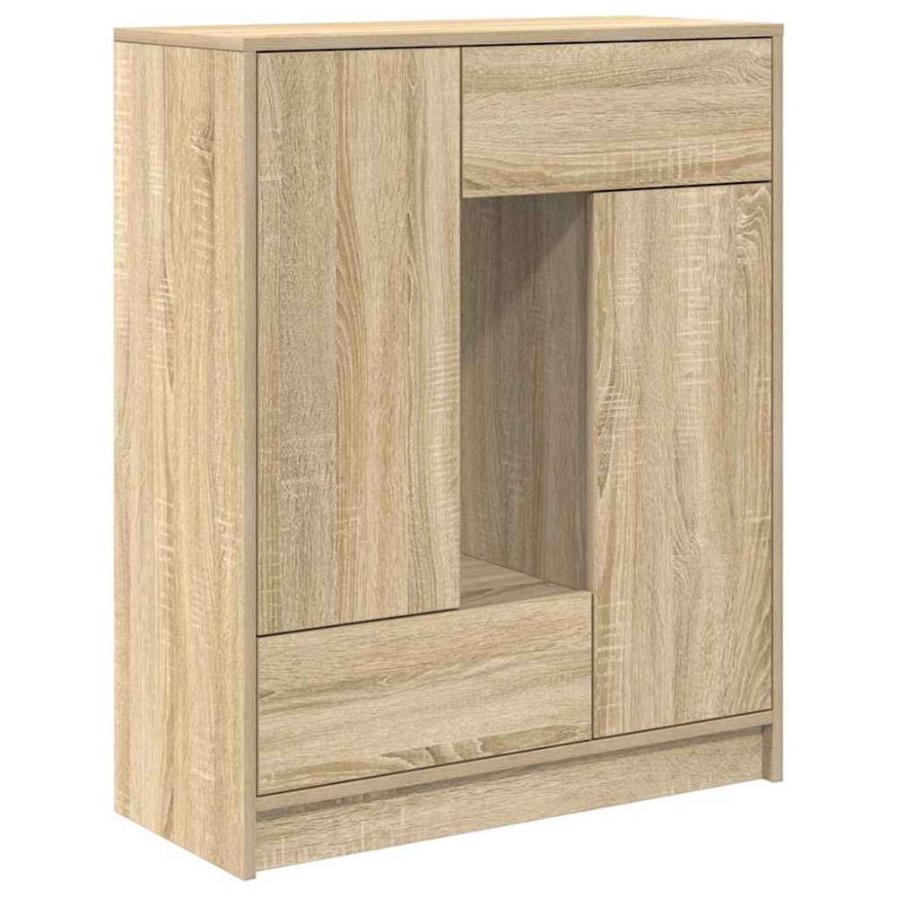 vidaXL Bufetă cu sertare și uși Stejar Sonoma 73x31x90 cm