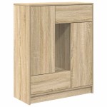 vidaXL Bufetă cu sertare și uși Stejar Sonoma 73x31x90 cm