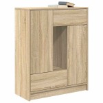 vidaXL Bufetă cu sertare și uși Stejar Sonoma 73x31x90 cm