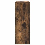 vidaXL Bufetă cu sertare și uși Stejar afumat 73x31x90 cm
