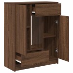 vidaXL Bufetă cu sertare și uși Stejar maro 73x31x90 cm