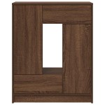 vidaXL Bufetă cu sertare și uși Stejar maro 73x31x90 cm