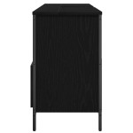 vidaXL Dulap pentru baie cu sertare Stejar negru 90x34,5x60 cm vidaXL Dulap pentru baie cu sertare Stejar negru 90x34,5x60 cm