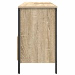 vidaXL Dulap pentru baie cu sertare Stejar Sonoma 90x34,5x60 cm